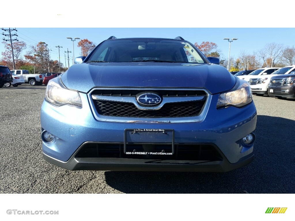 2014 XV Crosstrek 2.0i Premium - Quartz Blue Pearl / Ivory photo #2