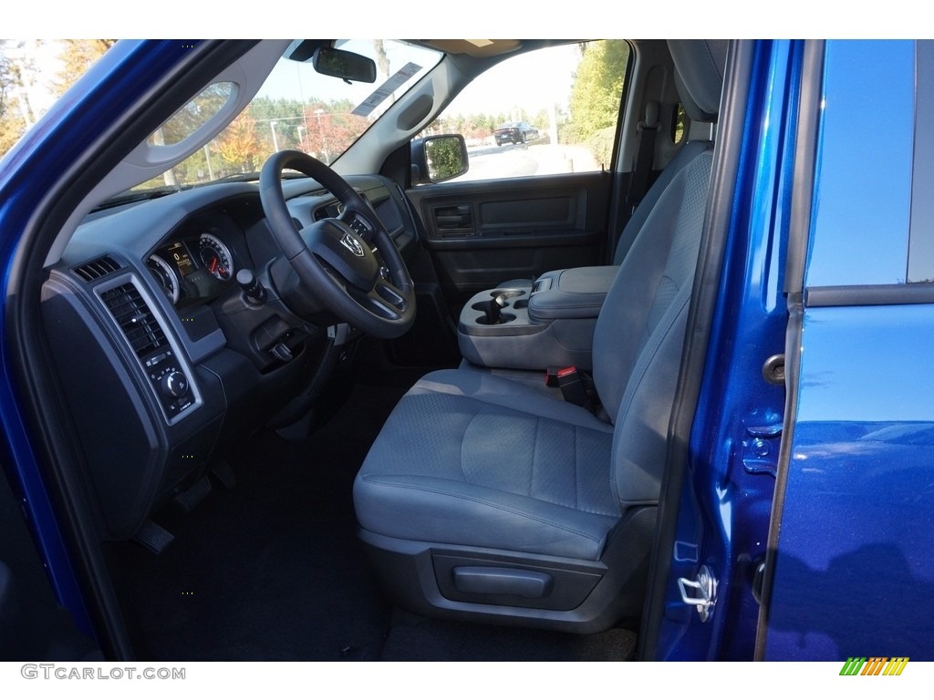 2017 1500 Express Quad Cab - Blue Streak Pearl / Black/Diesel Gray photo #6