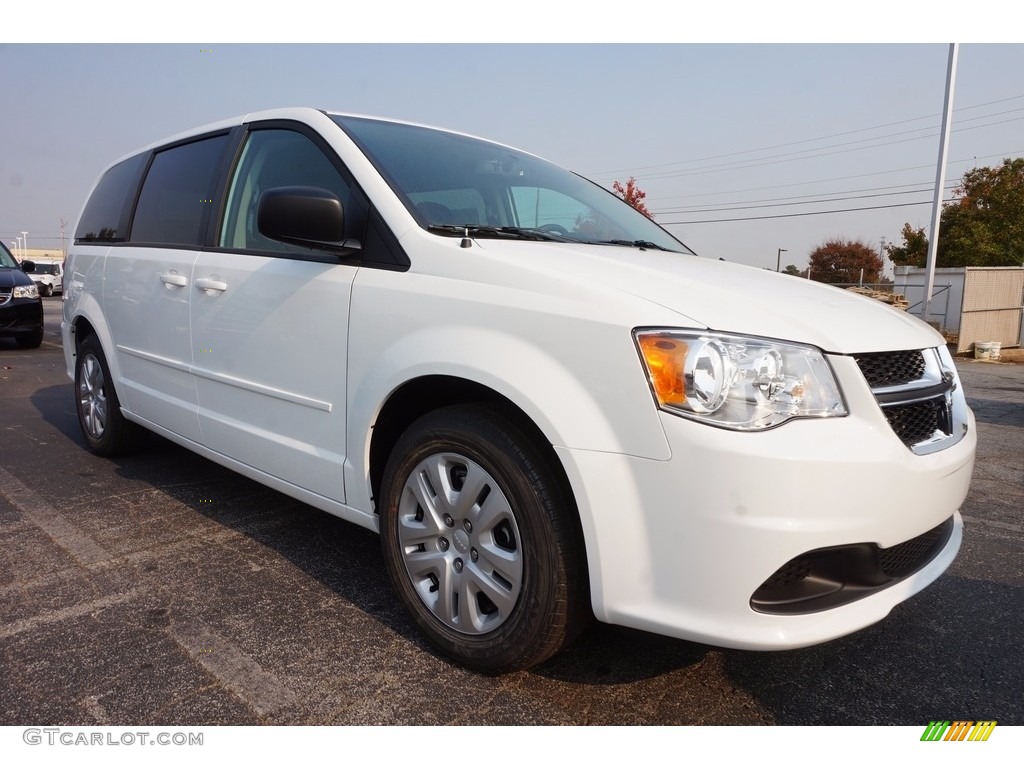 2017 Grand Caravan SE - White Knuckle / Black/Light Graystone photo #4