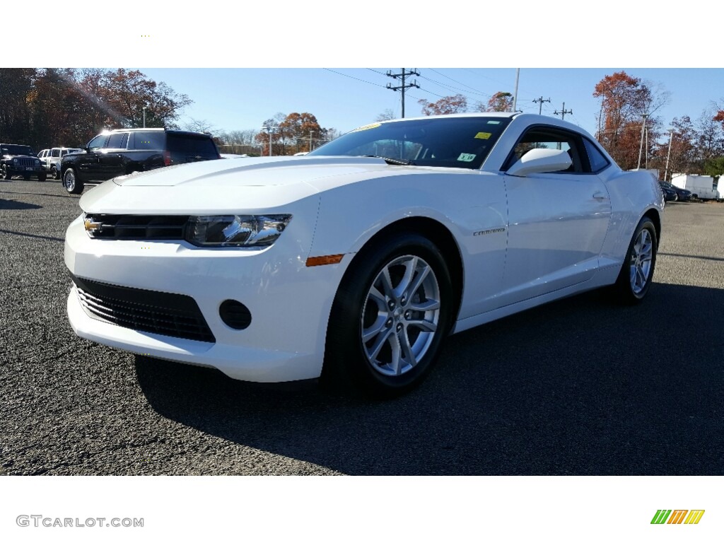 2014 Camaro LS Coupe - Summit White / Black photo #3