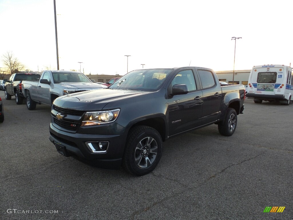 2016 Colorado Z71 Crew Cab 4x4 - Cyber Gray Metallic / Jet Black photo #1