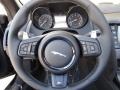 SVR Quilted Jet W/Cirrus Stitching 2017 Jaguar F-TYPE SVR AWD Convertible Steering Wheel