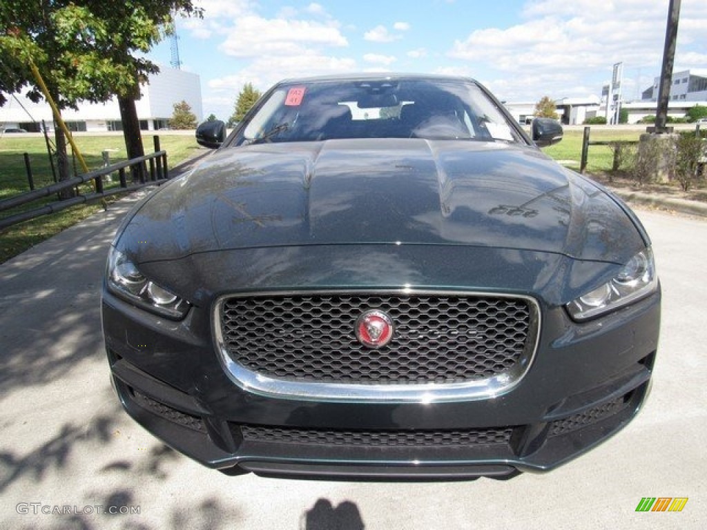 2017 XE 20d Prestige - British Racing Green / Jet photo #9