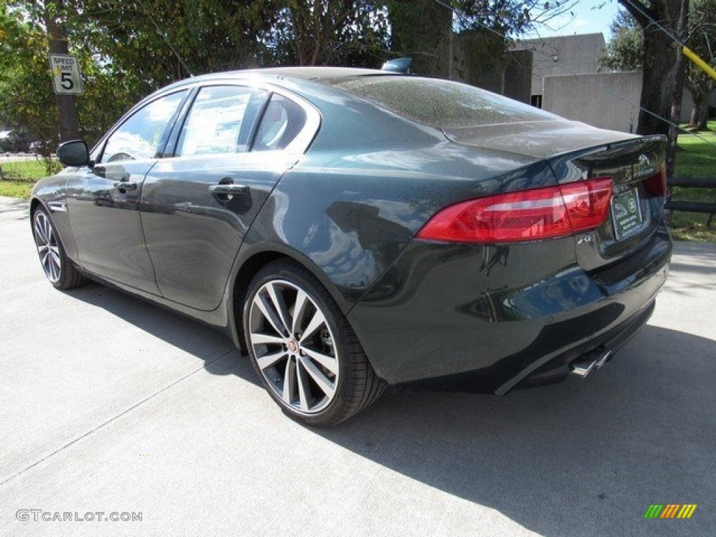2017 XE 20d Prestige - British Racing Green / Jet photo #12