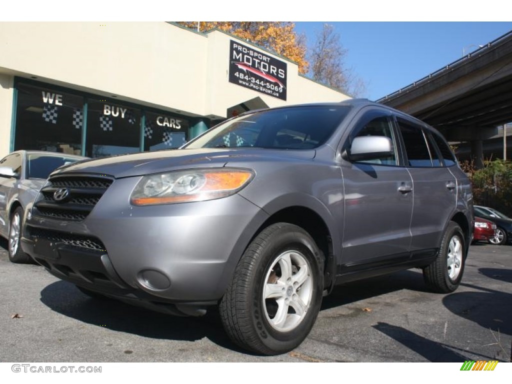 2007 Santa Fe GLS 4WD - Steel Gray / Gray photo #1