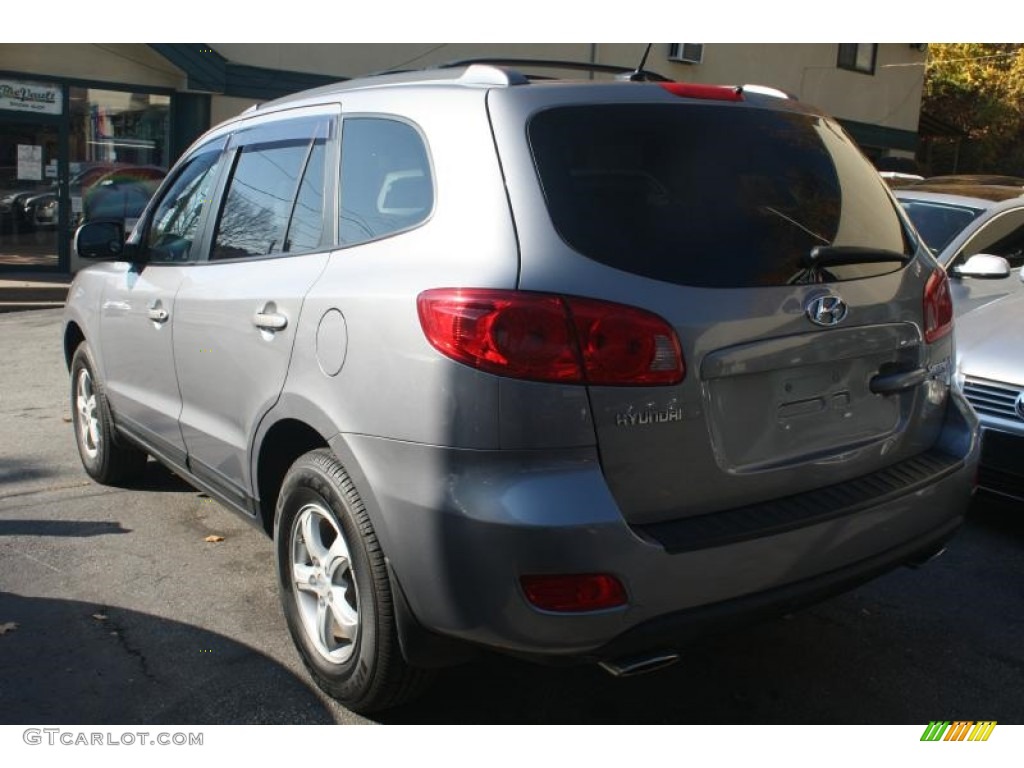 2007 Santa Fe GLS 4WD - Steel Gray / Gray photo #10