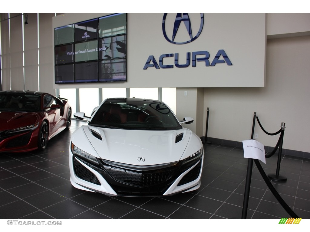 130R White 2017 Acura NSX Standard NSX Model Exterior Photo #117127468