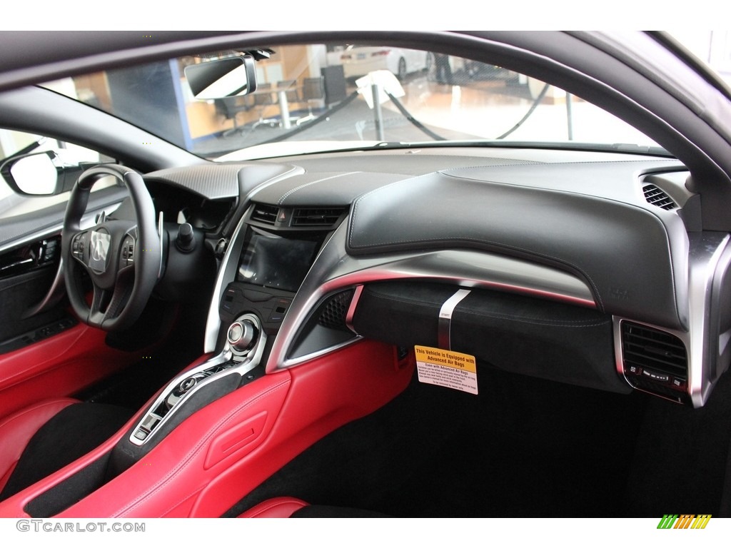 2017 Acura NSX Standard NSX Model Red Dashboard Photo #117127552