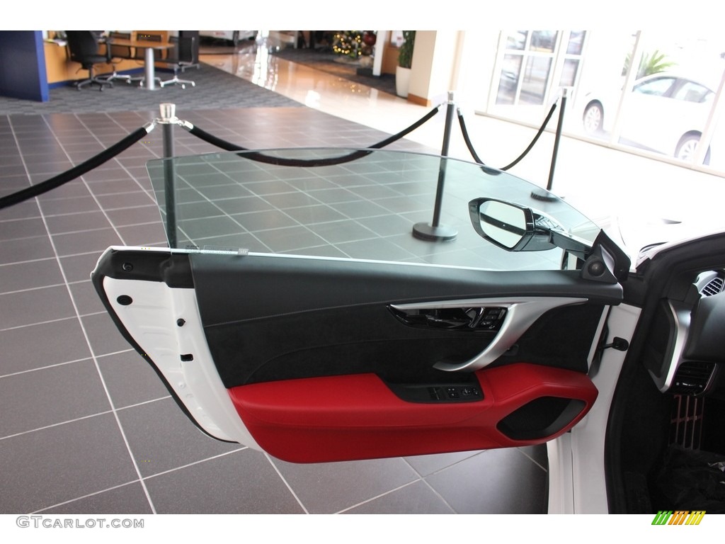 2017 Acura NSX Standard NSX Model Red Door Panel Photo #117127561