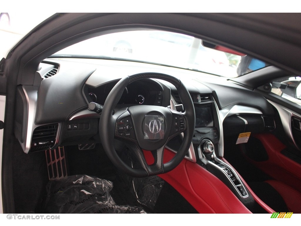 2017 Acura NSX Standard NSX Model Red Dashboard Photo #117127575