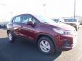 2017 Crimson Metallic Chevrolet Trax LS AWD  photo #3