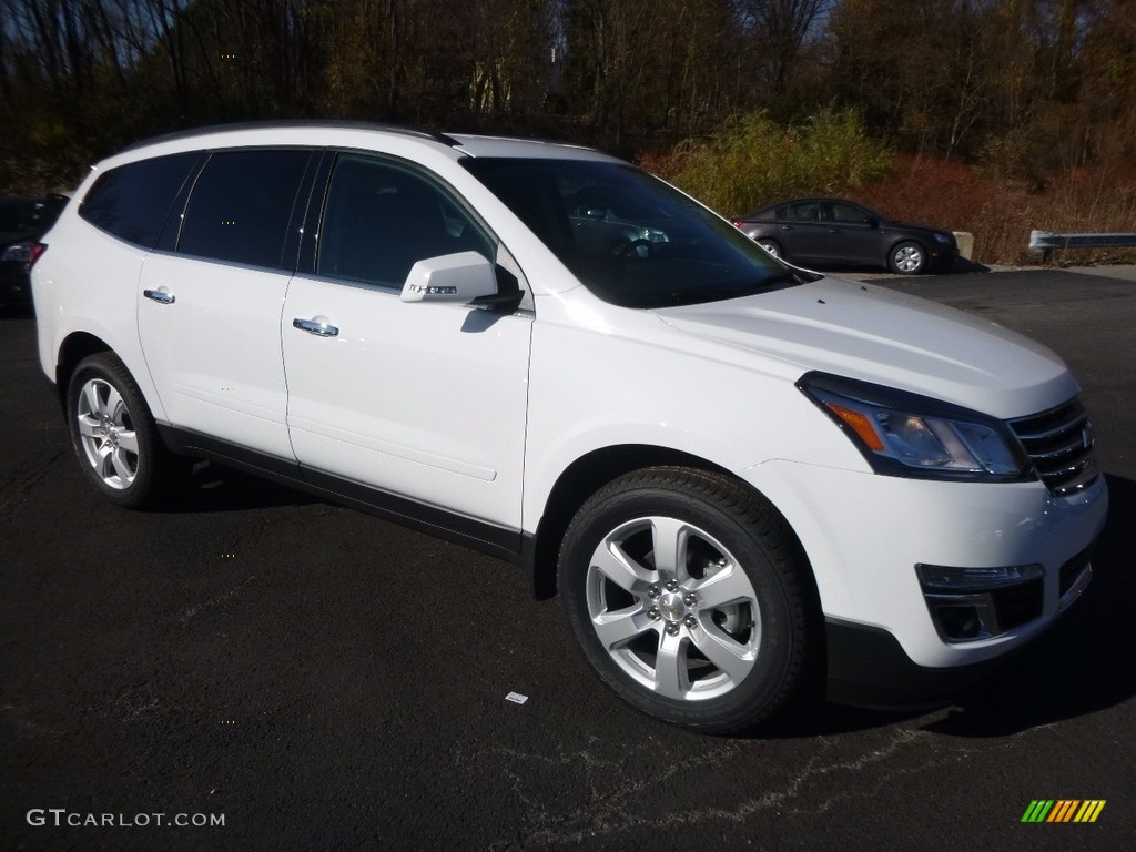 2017 Traverse LT AWD - Summit White / Ebony photo #3