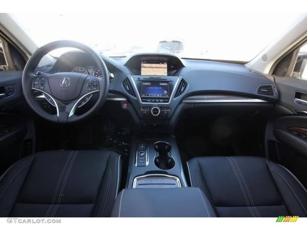 Ebony Interior 2017 Acura MDX Advance Photo #117128461