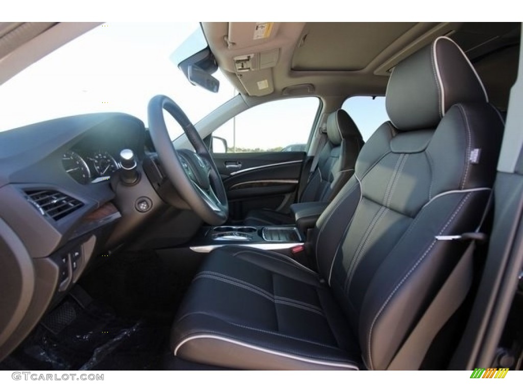 Ebony Interior 2017 Acura MDX Advance Photo #117128521