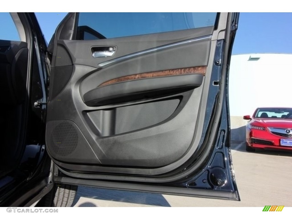 2017 Acura MDX Advance Ebony Door Panel Photo #117128584