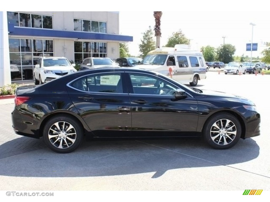 2017 TLX Sedan - Crystal Black Pearl / Espresso photo #8