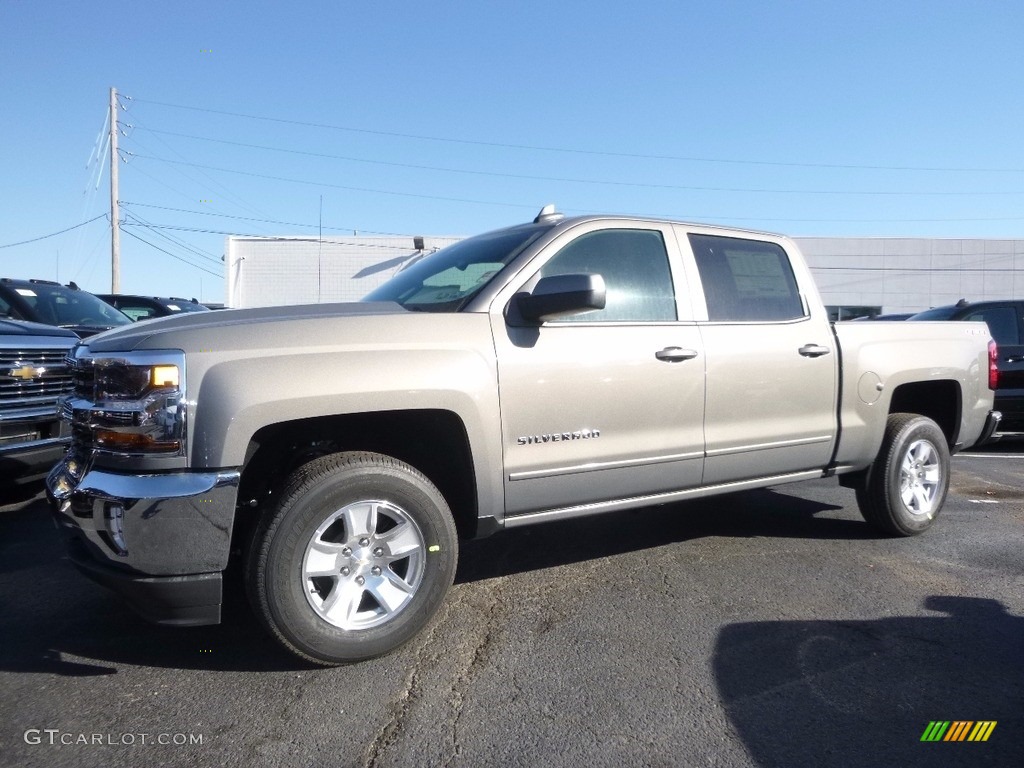 2017 Silverado 1500 LT Crew Cab 4x4 - Pepperdust Metallic / Jet Black photo #1