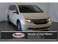 2016 White Diamond Pearl Honda Odyssey EX-L  photo #1