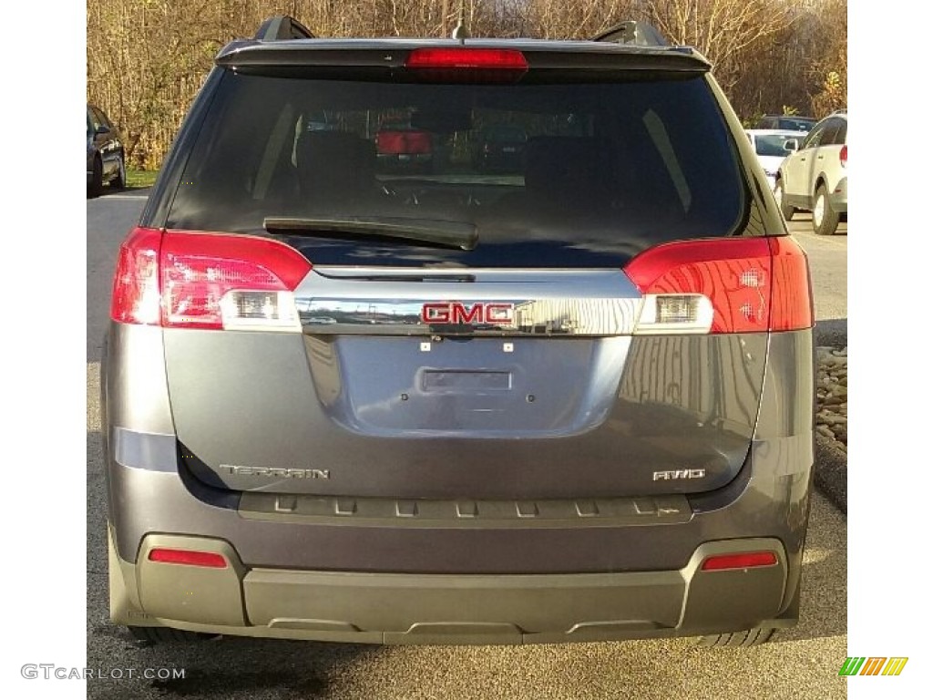 2014 Terrain SLE AWD - Atlantis Blue Metallic / Jet Black photo #4