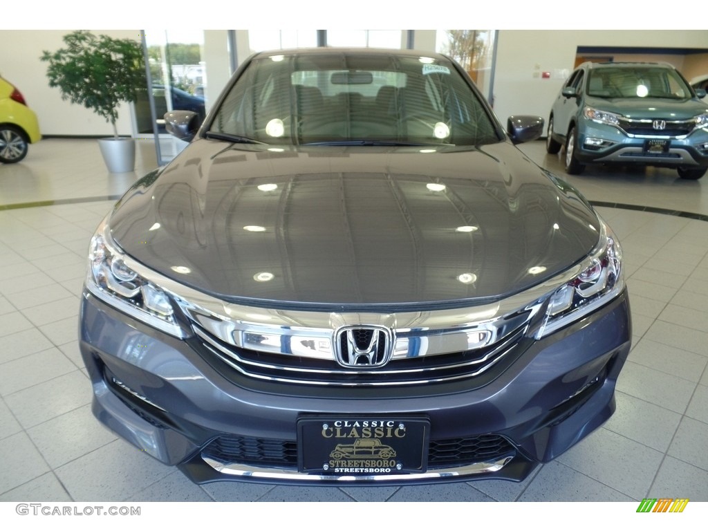 2017 Accord Sport Sedan - Modern Steel Metallic / Black photo #3