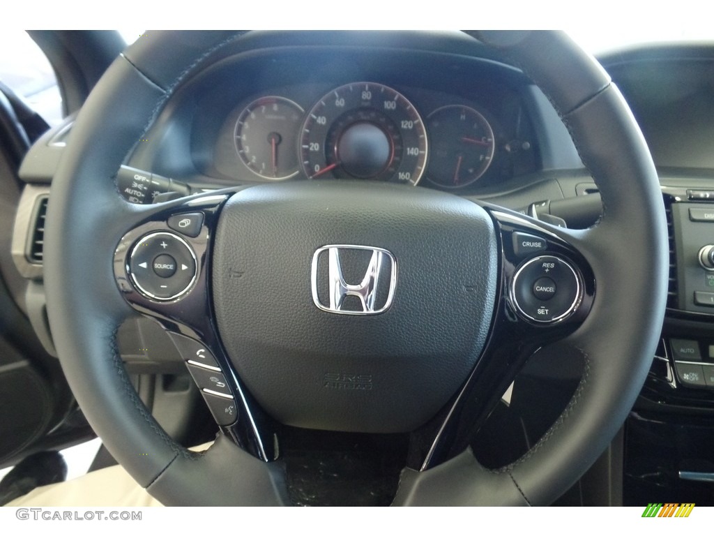 2017 Accord Sport Sedan - Modern Steel Metallic / Black photo #10