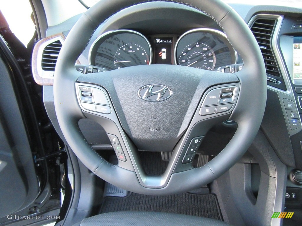 2017 Hyundai Santa Fe Limited Ultimate Steering Wheel Photos
