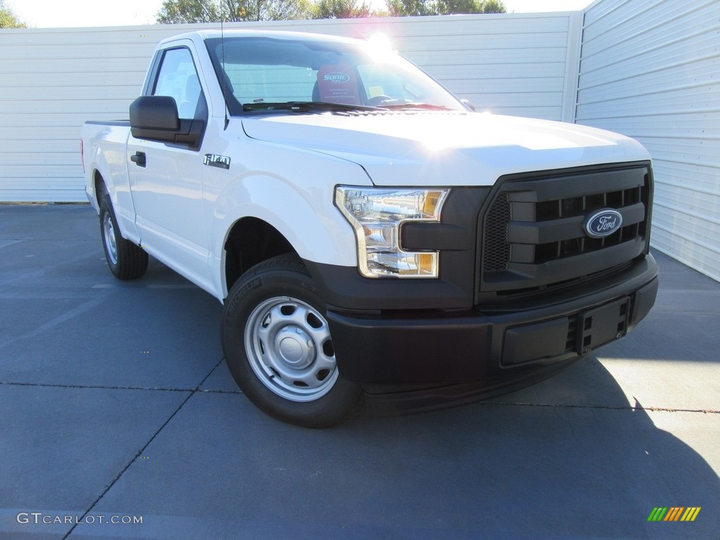 2017 F150 XL Regular Cab - Oxford White / Earth Gray photo #2