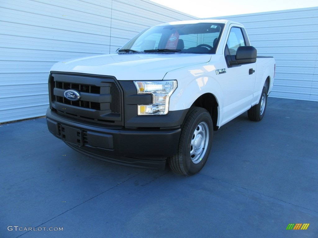 2017 F150 XL Regular Cab - Oxford White / Earth Gray photo #7