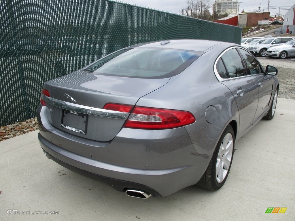 2009 XF Luxury - Lunar Grey Metallic / Charcoal/Charcoal photo #4