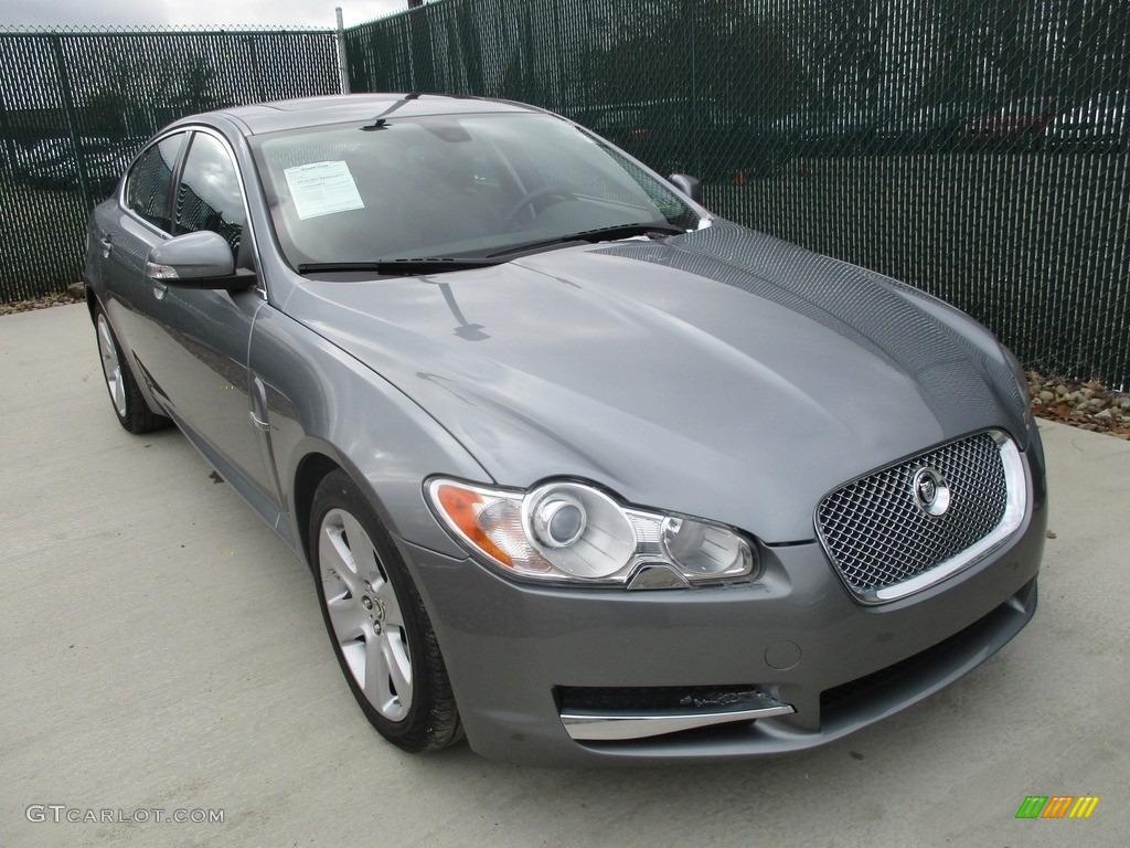 2009 XF Luxury - Lunar Grey Metallic / Charcoal/Charcoal photo #5