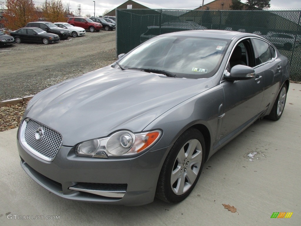 2009 XF Luxury - Lunar Grey Metallic / Charcoal/Charcoal photo #7