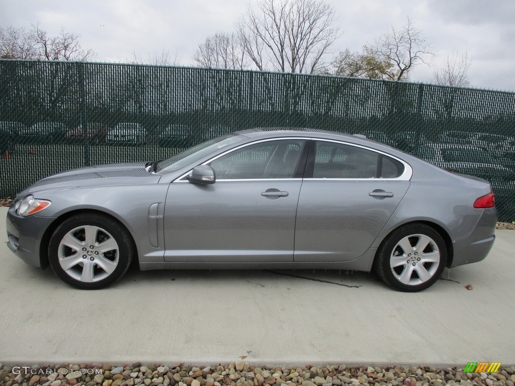 2009 XF Luxury - Lunar Grey Metallic / Charcoal/Charcoal photo #8