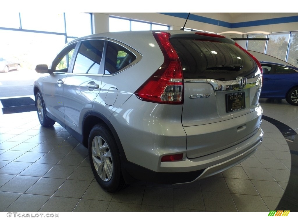 2016 CR-V EX AWD - Alabaster Silver Metallic / Black photo #2