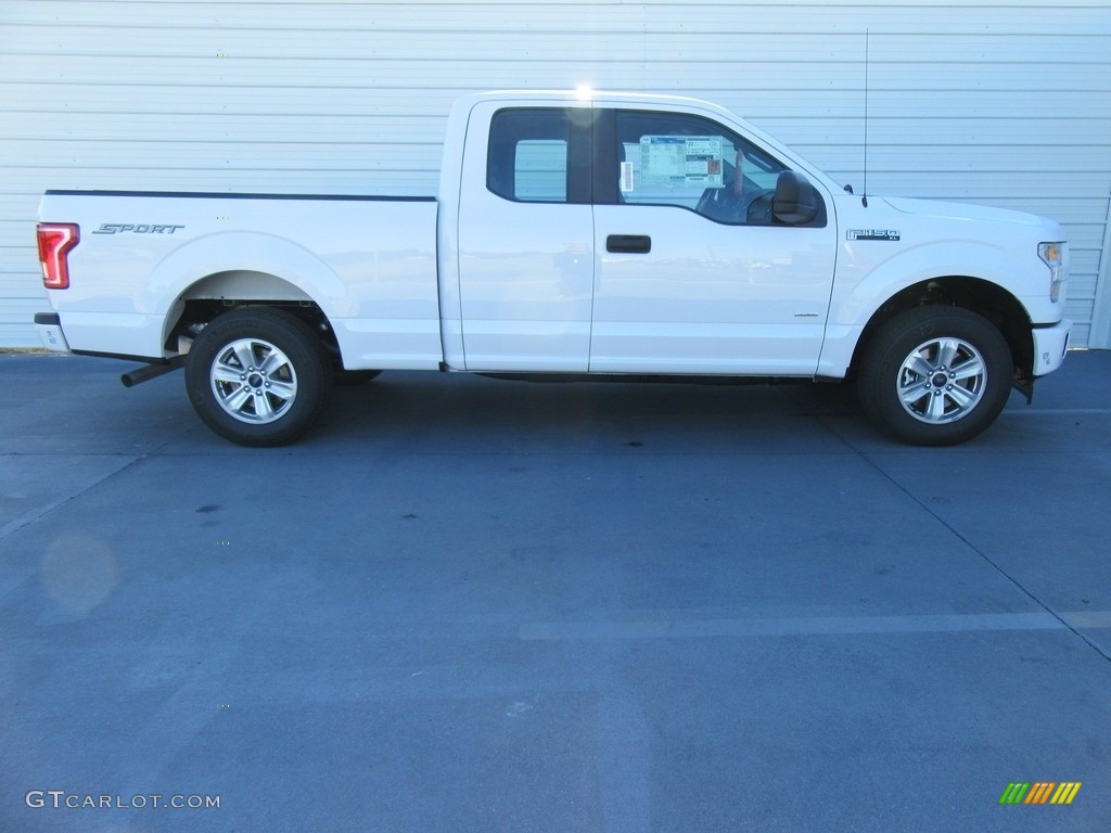 2017 F150 XL SuperCab - Oxford White / Earth Gray photo #3