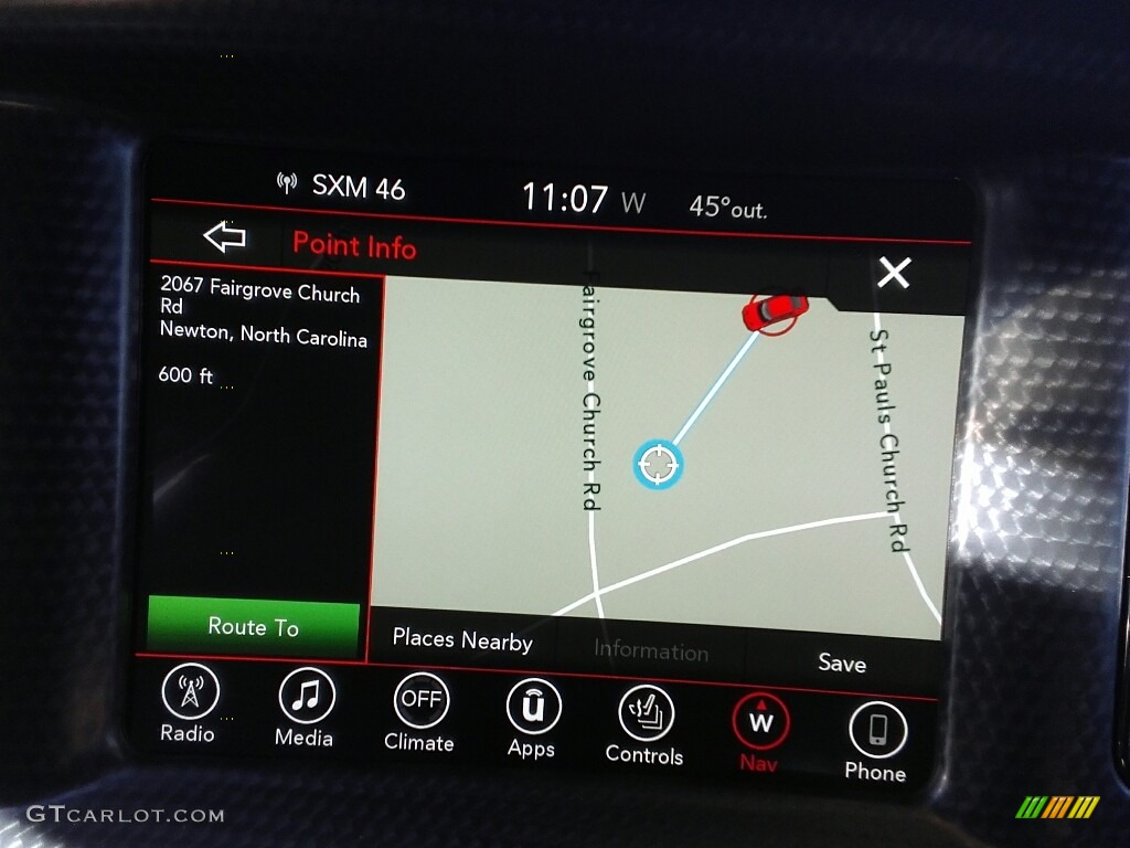 2017 Dodge Charger SRT Hellcat Navigation Photo #117135434