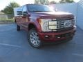 Ruby Red 2017 Ford F250 Super Duty Platinum Crew Cab 4x4