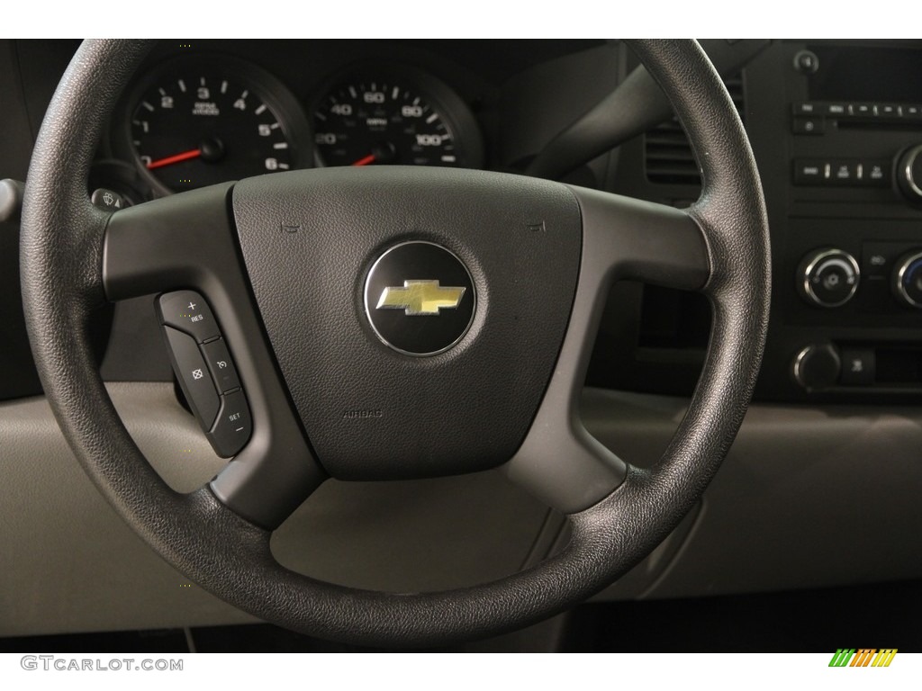 2011 Silverado 1500 LS Extended Cab 4x4 - Sheer Silver Metallic / Dark Titanium photo #6