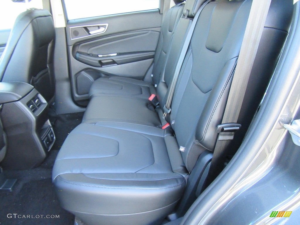 Ebony Interior 2017 Ford Edge Titanium AWD Photo #117138584