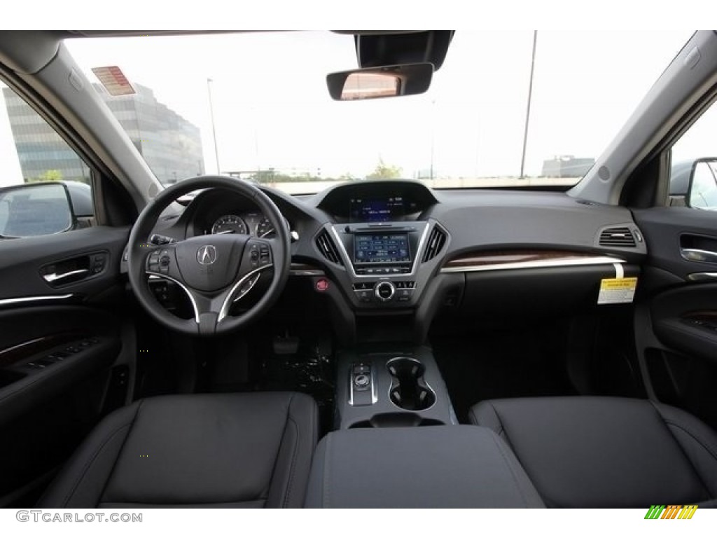 Ebony Interior 2017 Acura MDX SH-AWD Photo #117139457