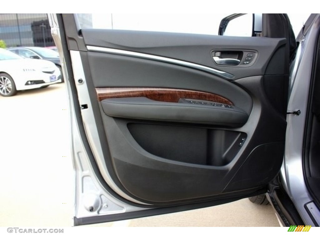 2017 Acura MDX SH-AWD Ebony Door Panel Photo #117139574
