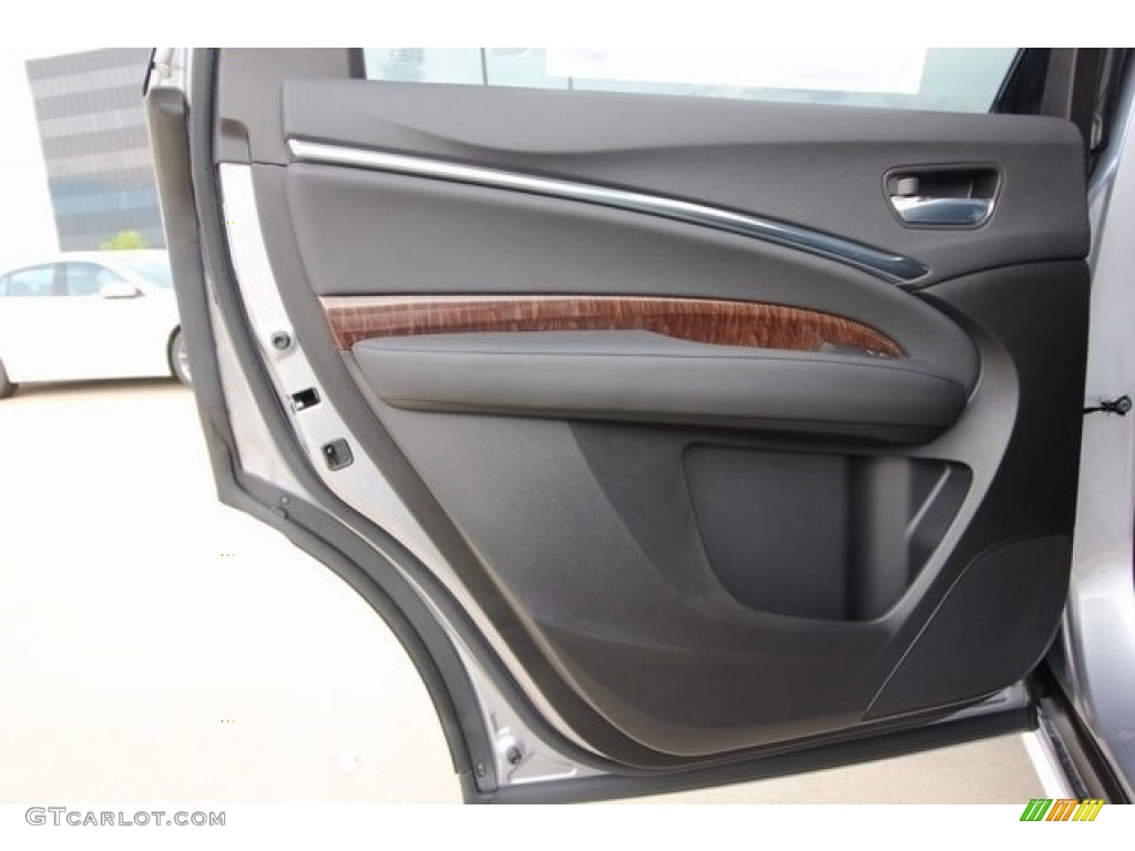 2017 Acura MDX SH-AWD Ebony Door Panel Photo #117139637