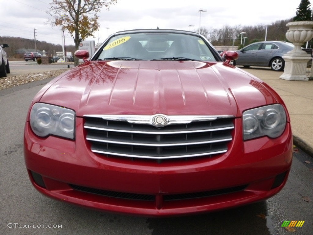 2006 Crossfire Coupe - Blaze Red Crystal Pearl / Dark Slate Gray photo #8