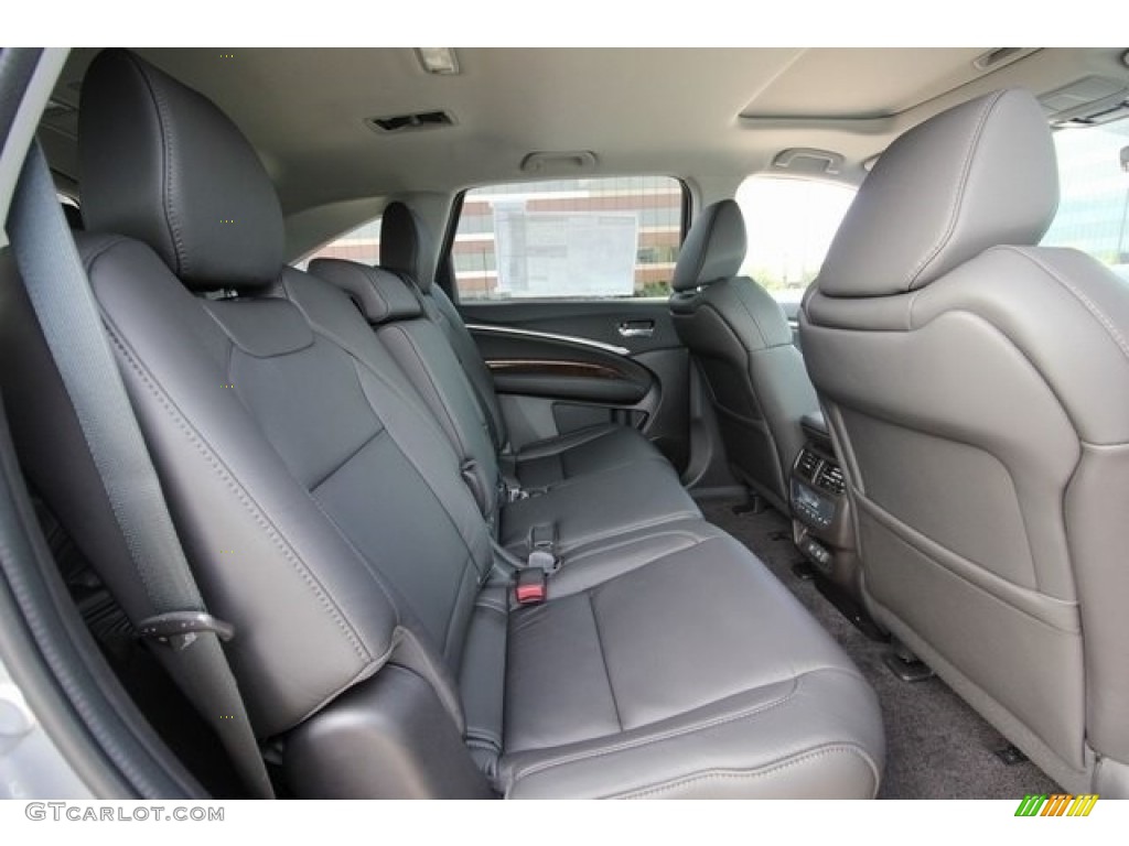 Ebony Interior 2017 Acura MDX SH-AWD Photo #117139745
