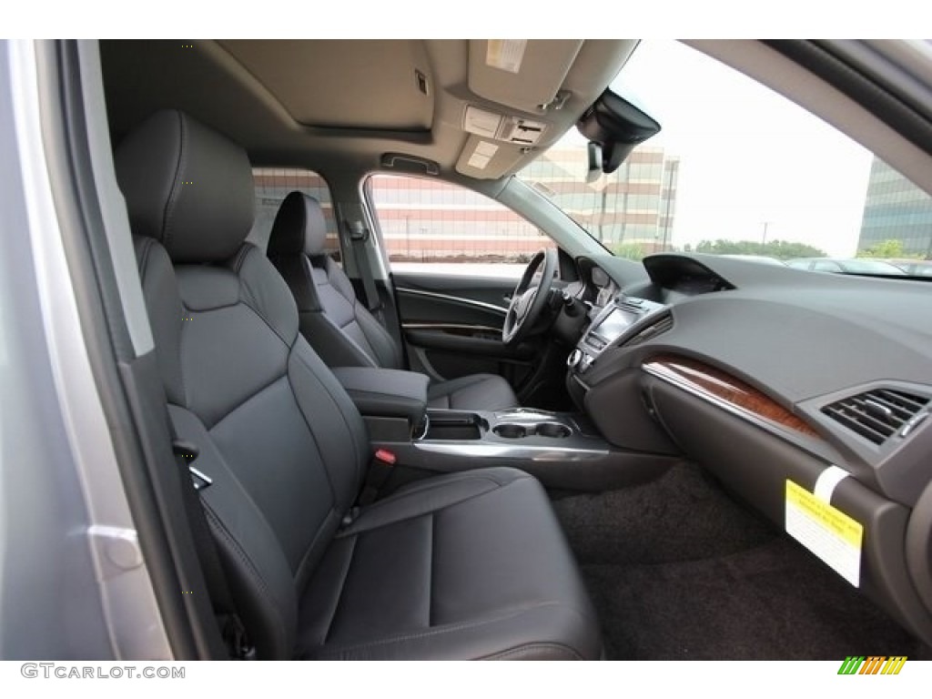Ebony Interior 2017 Acura MDX SH-AWD Photo #117139790