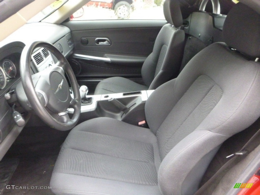 2006 Crossfire Coupe - Blaze Red Crystal Pearl / Dark Slate Gray photo #14
