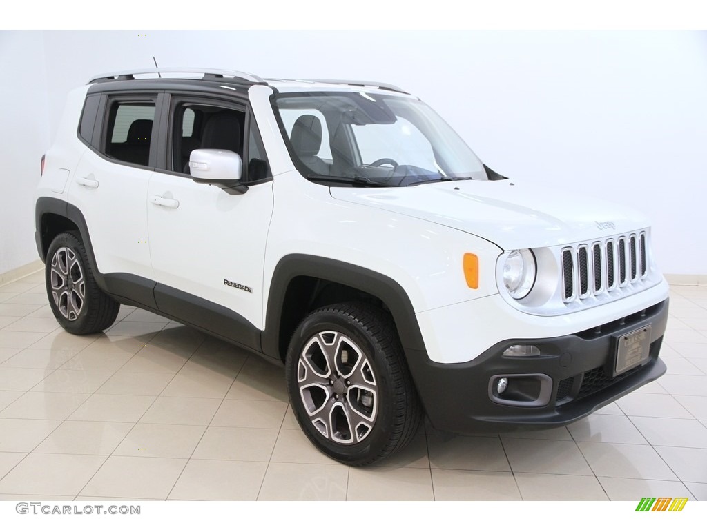 2016 Renegade Limited 4x4 - Alpine White / Black photo #1