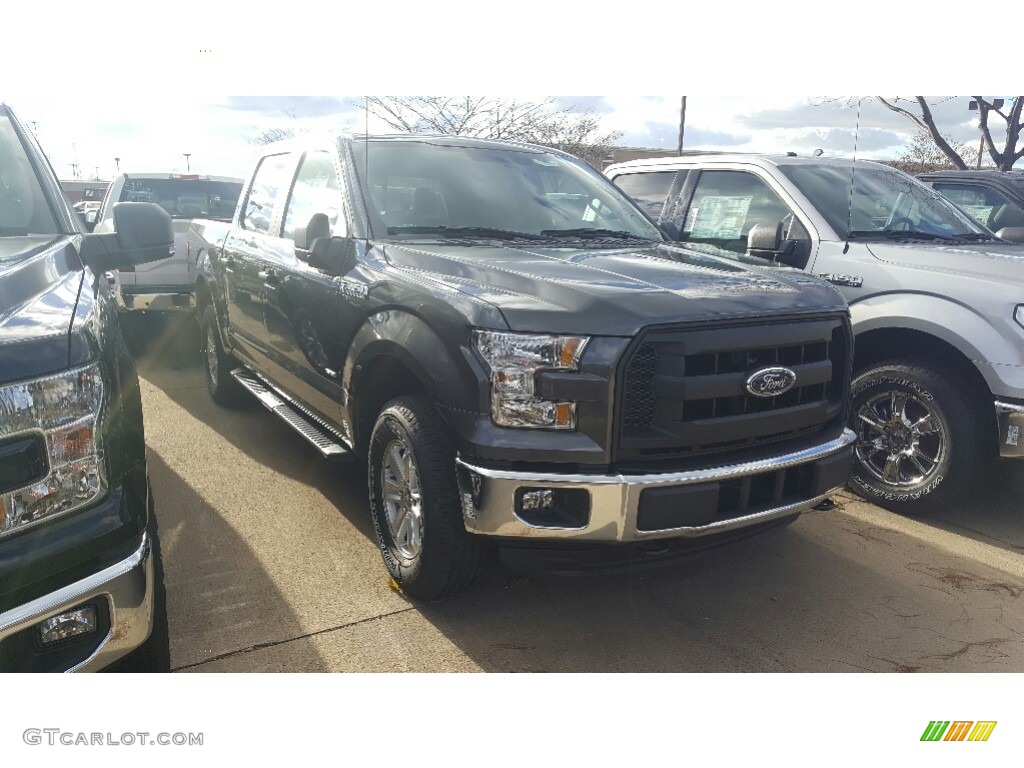 2016 F150 XLT SuperCrew 4x4 - Magnetic / Medium Earth Gray photo #1