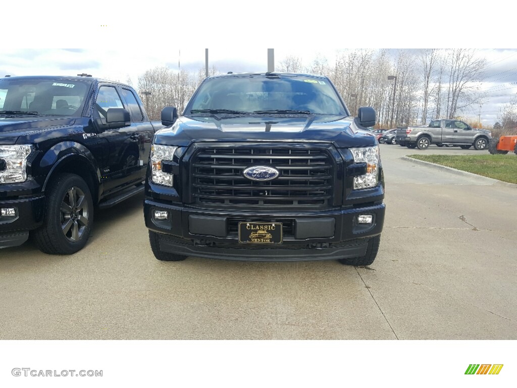 2017 F150 XL SuperCab 4x4 - Shadow Black / Black photo #2