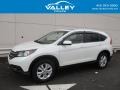 2014 White Diamond Pearl Honda CR-V EX-L AWD  photo #1