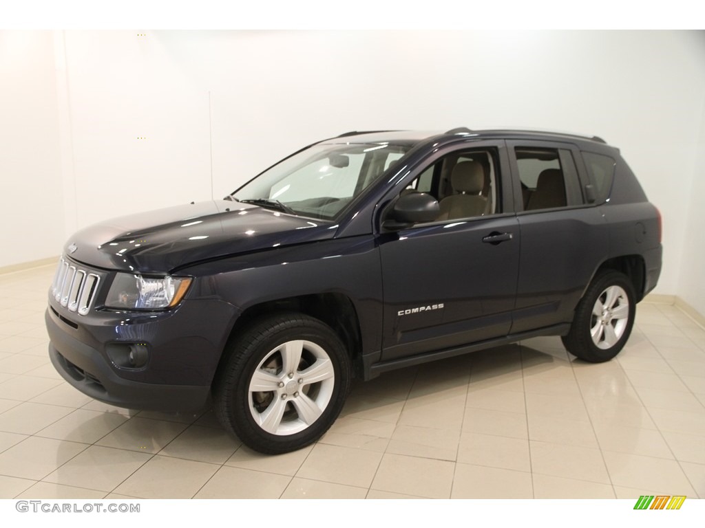 2016 Compass Sport - True Blue Pearl / Light Pebble Beige/Dark Slate Gray photo #3